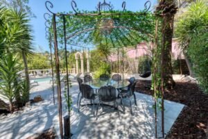 espace de détente villa Jaliel de Cannes