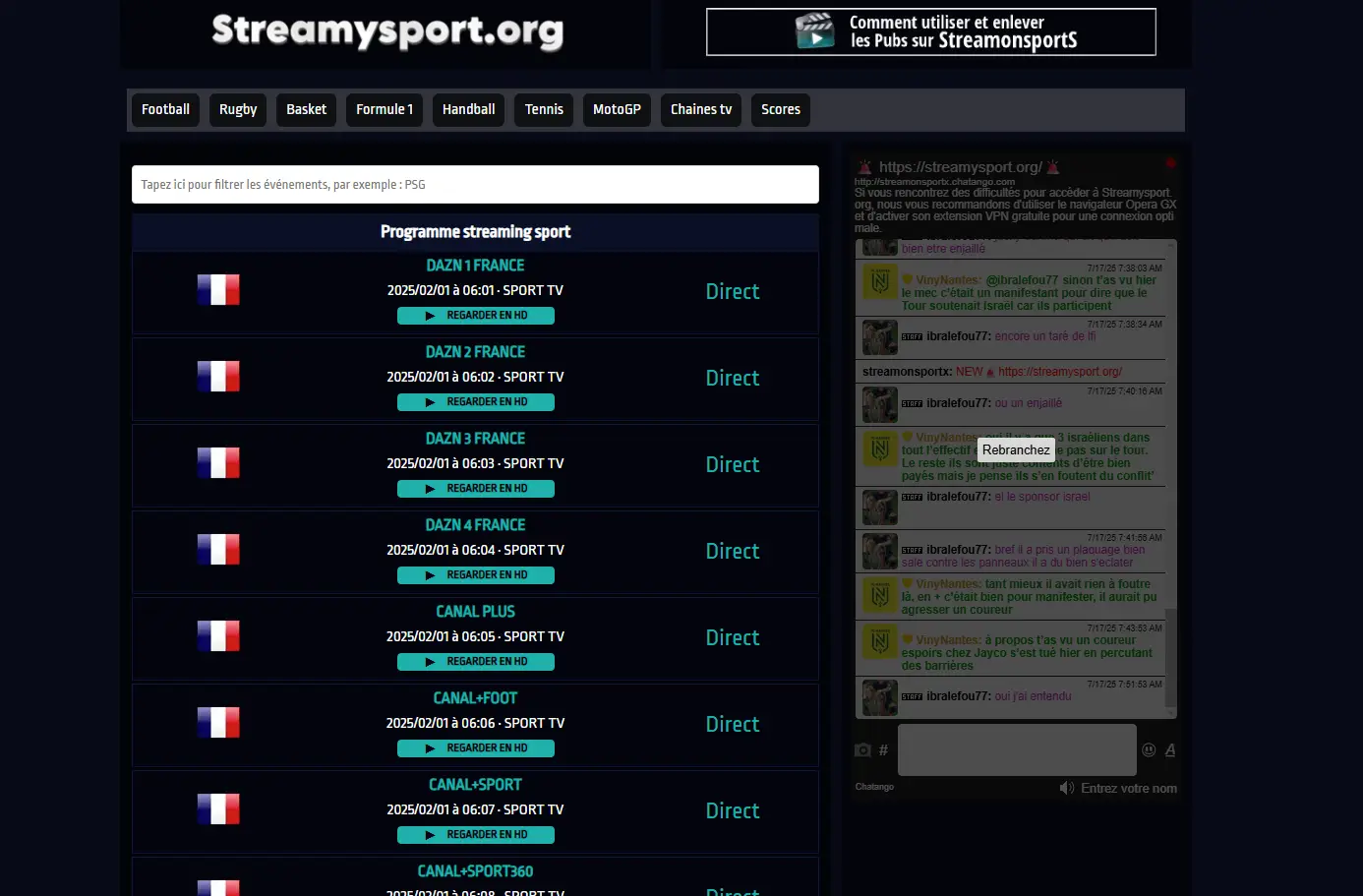 Streamonsport capture