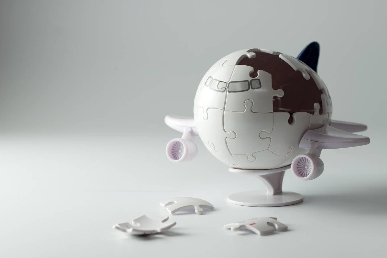 puzzle 3d loisir créatif avion