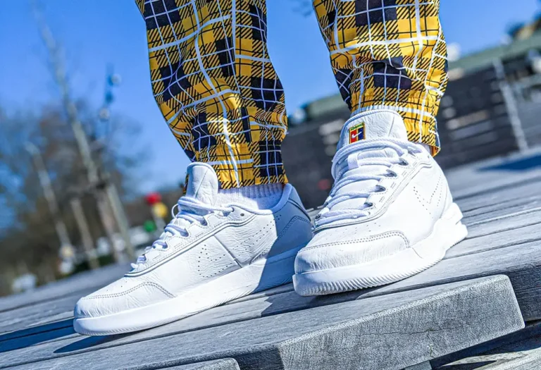 baskets blanches