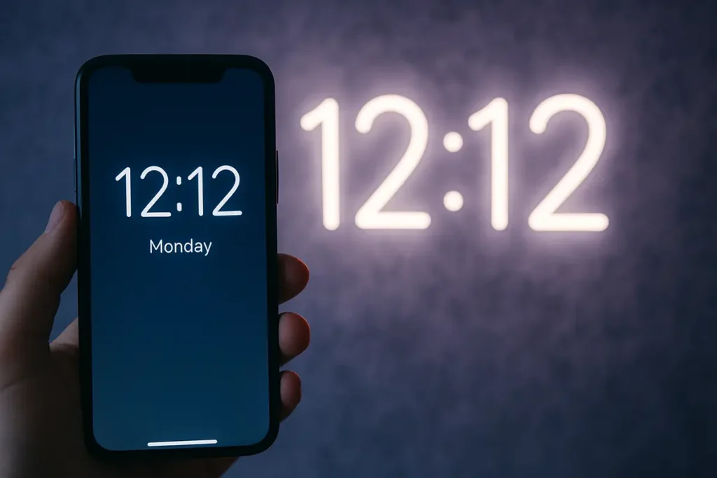 12h12 signification : découvrez les messages cachés de cette heure miroir 12h12 signification