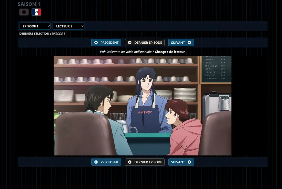 Episode de Cat's eye sur Anime Sama