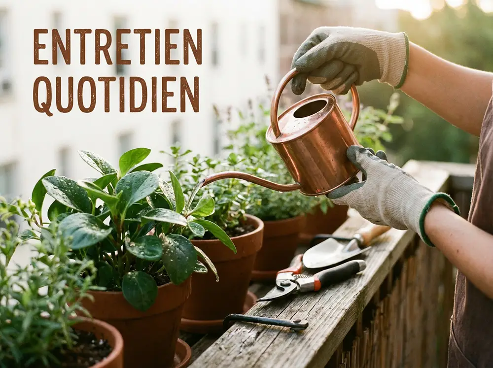 L'arrosage matinal et les soins réguliers : clés de la réussite d'un potager urbain