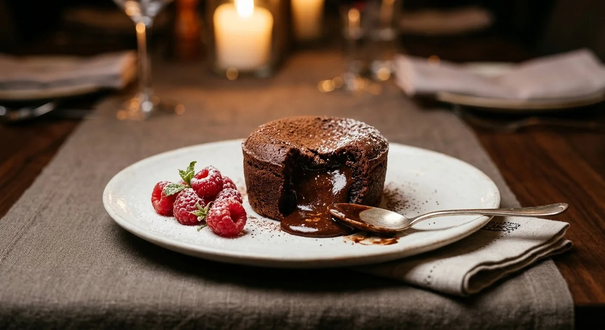 Fondant au chocolat dessert inratable pour premier rendez-vous romantique Fondant au chocolat coeur coulant dessert romantique facile pour premier rendez-vous