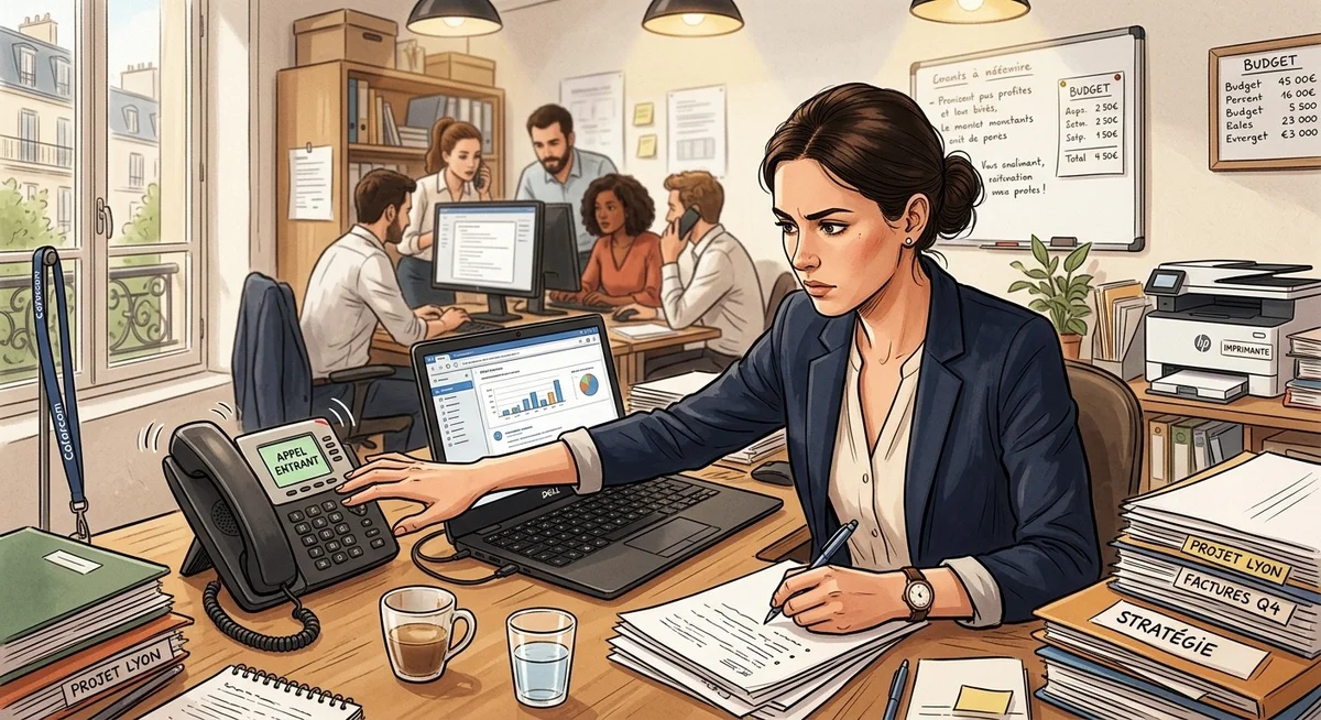 Les risques concrets de travailler dans une petite entreprise pour un cadre Cadre face à une charge de travail importante dans une TPE avec ressources limitées