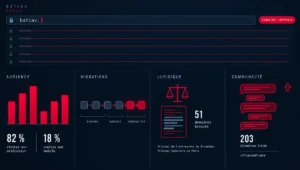 Dashboard audit Batiav : audience, migrations, blocages juridiques et activité communautaire
