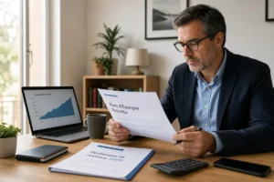 PERin 2026 : comment fonctionne le Plan d’Épargne Retraite et les pièges à éviter Illustration du Plan d'Épargne Retraite individuel PERin en 2026 avec documents fiscaux et graphique de progression de l'épargne