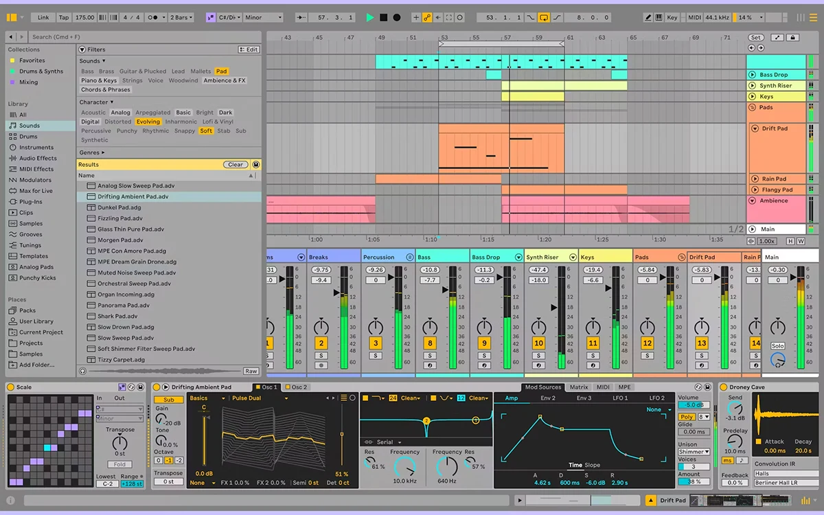 Interface Ableton Live 12