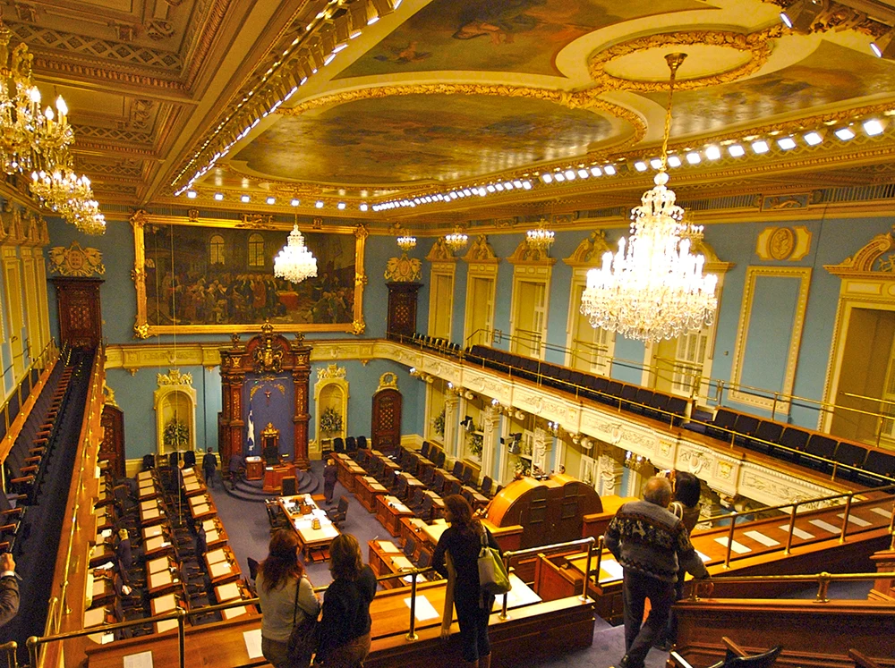 Salon Bleu de l'Assemblée nationale du Québec